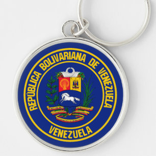 Venezolaanse Ronde Embleem Sleutelhanger