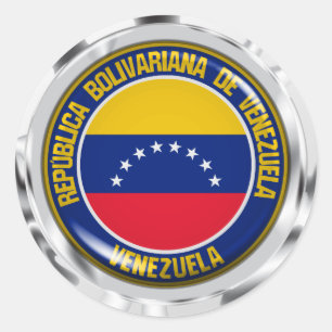 Venezolaanse Ronde Embleem Sticker