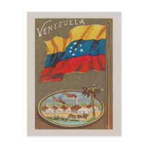 Venezolaanse vintage met vlag