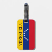 Venezolaanse vlag bagagelabel (Achterkant verticaal)
