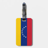 Venezolaanse vlag bagagelabel (Achterkant verticaal)