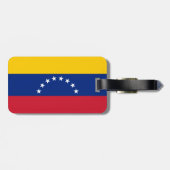 Venezolaanse vlag bagagelabel (Achterkant horizontaal)