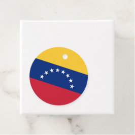 Venezolaanse vlag bedankjes labels