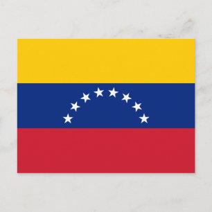 Venezolaanse vlag briefkaart