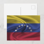 Venezolaanse vlag briefkaart (Voorkant / Achterkant)