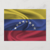 Venezolaanse vlag briefkaart (Voorkant)