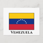 Venezolaanse vlag briefkaart (Voorkant)