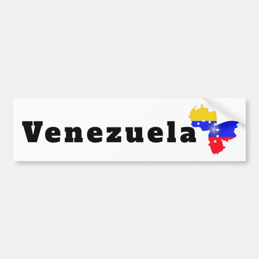 Venezolaanse vlag bumpersticker (Voorkant)