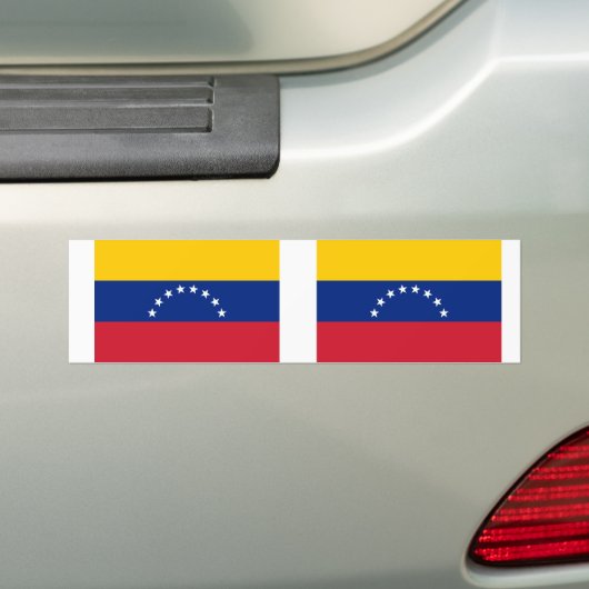 Venezolaanse vlag bumpersticker (Op auto)