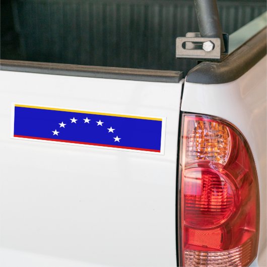 Venezolaanse vlag bumpersticker (Op Truck)