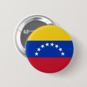 Venezolaanse vlag Button (Voorkant /achterkant)