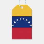 Venezolaanse vlag cadeaulabel (Voorkant)