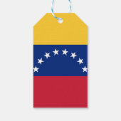 Venezolaanse vlag cadeaulabel (Achterkant)