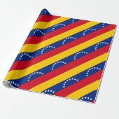 Venezolaanse vlag cadeaupapier (Uitgerold)