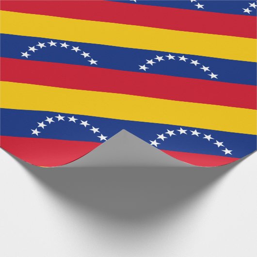Venezolaanse vlag cadeaupapier (Hoek)