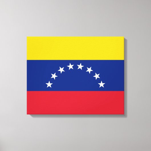 Venezolaanse vlag canvas afdruk (Voorkant)