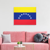 Venezolaanse vlag canvas afdruk (Insitu (Woonkamer))