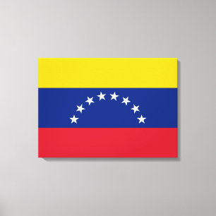 Venezolaanse vlag canvas afdruk