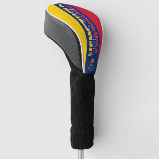 Venezolaanse vlag: een prachtig patriottisch golfheadcover (Schuin)