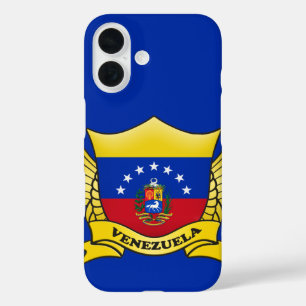 Venezolaanse vlag Emblem iPhone 16 Hoesje
