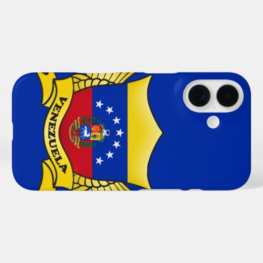 Venezolaanse vlag Emblem Case-Mate iPhone Case (Achterkant (horizontaal))