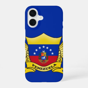 Venezolaanse vlag Emblem iPhone 16 Hoesje