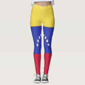 Venezolaanse vlag Emblem Leggings (Voorkant)