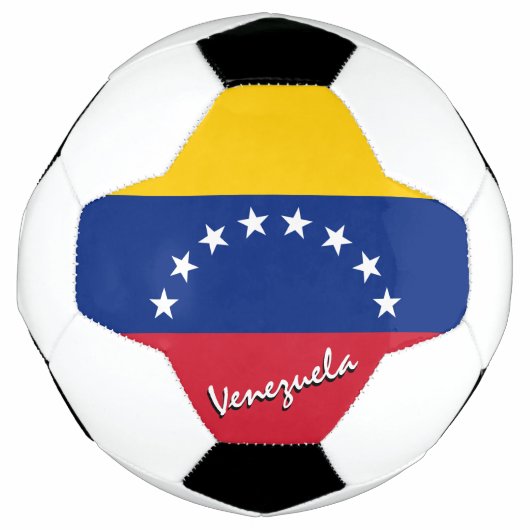Venezolaanse vlag en Football Voetbal (Voorkant)