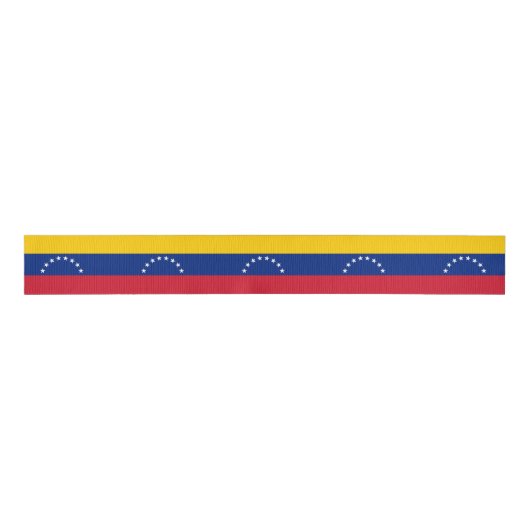 Venezolaanse vlag en Venezolaanse reis, vakantie/s Grosgrain Lint (Voorkant)