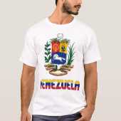 Venezolaanse vlag en wapenschild t-shirt (Voorkant)