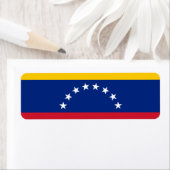 Venezolaanse vlag etiket (Insitu)