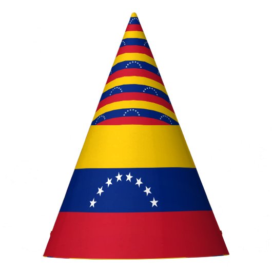 Venezolaanse vlag feesthoedjes (Voorkant)