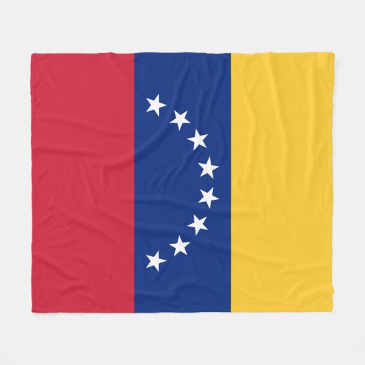 Venezolaanse vlag fleece deken (Voorkant (Horizontaal))