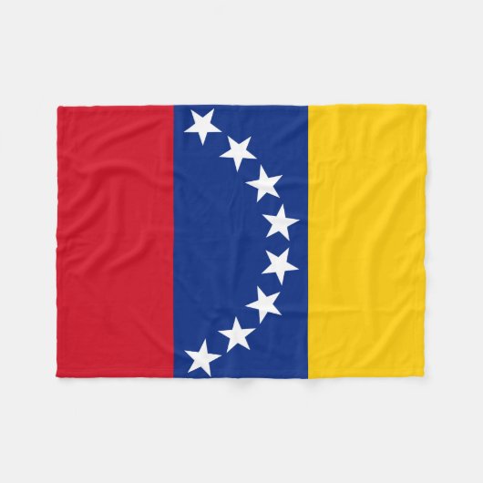 Venezolaanse vlag fleece deken (Voorkant (Horizontaal))