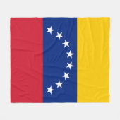 Venezolaanse vlag fleece deken (Voorkant (Horizontaal))