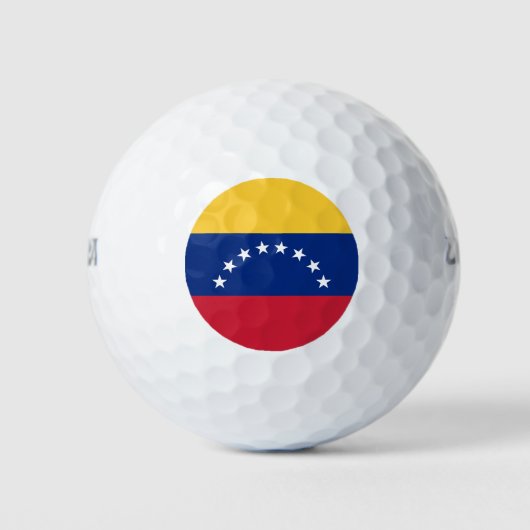 Venezolaanse vlag golfballen (Voorkant)