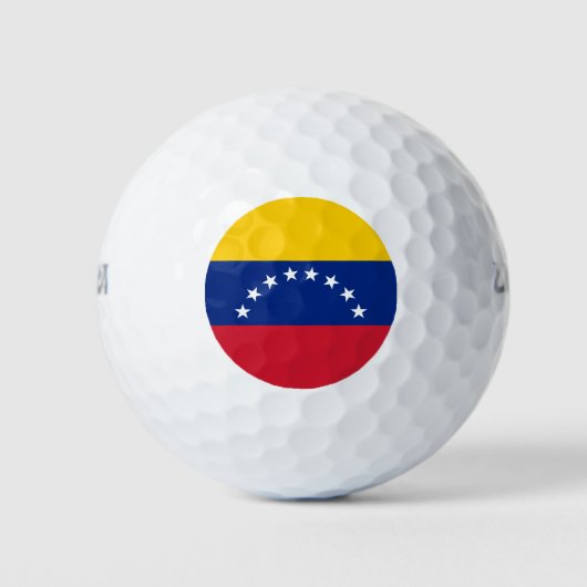 Venezolaanse vlag golfballen (Voorkant)
