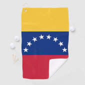 Venezolaanse vlag golfhanddoek (Insitu)