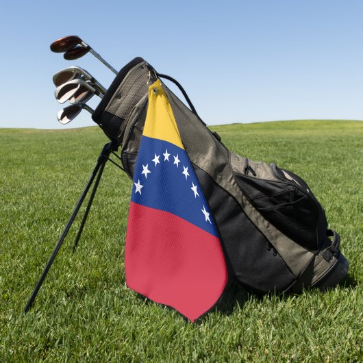 Venezolaanse vlag golfhanddoek (Groen)