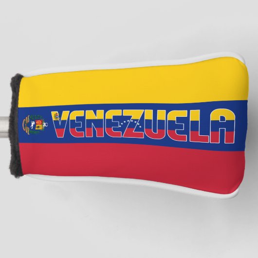 Venezolaanse vlag: Groot Patriottisch Golfkopje Ho Golfheadcover (Voorkant)