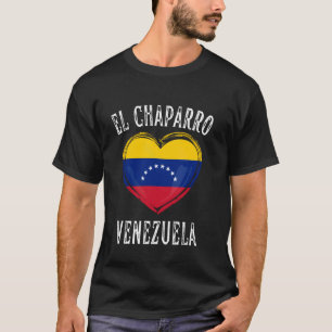 Venezolaanse Vlag Hart El Chaparro Stad T-shirt
