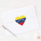 Venezolaanse vlag hart sticker (Envelop)