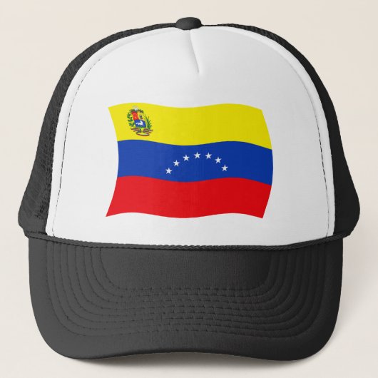 Venezolaanse vlag hoed trucker pet (Voorkant)