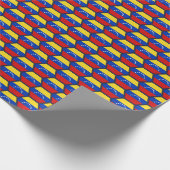 Venezolaanse Vlag Honeycomb Wrapping Paper Cadeaupapier (Hoek)