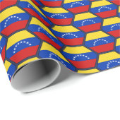 Venezolaanse Vlag Honeycomb Wrapping Paper Cadeaupapier (Rol Hoek)