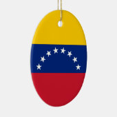 Venezolaanse vlag keramisch ornament (Rechts)