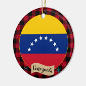 Venezolaanse vlag keramisch ornament (Links)
