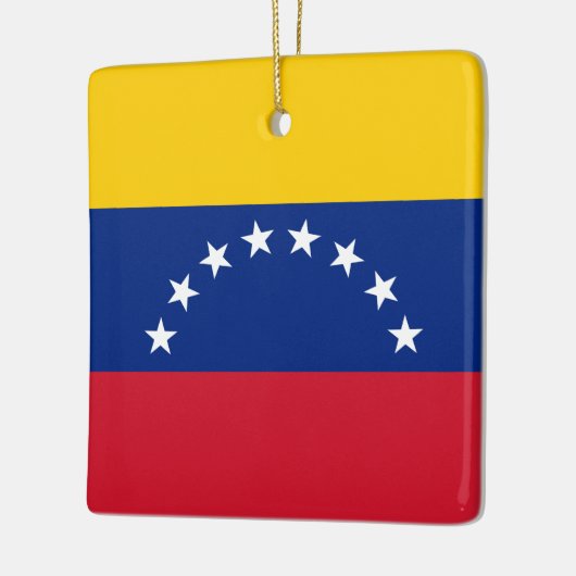 Venezolaanse vlag keramisch ornament (Links)