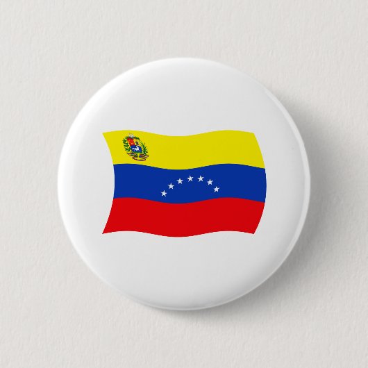 Venezolaanse Vlag Knop Ronde Button 5,7 Cm (Voorkant)