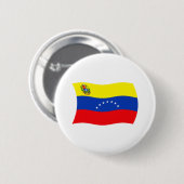 Venezolaanse Vlag Knop Ronde Button 5,7 Cm (Voorkant /achterkant)